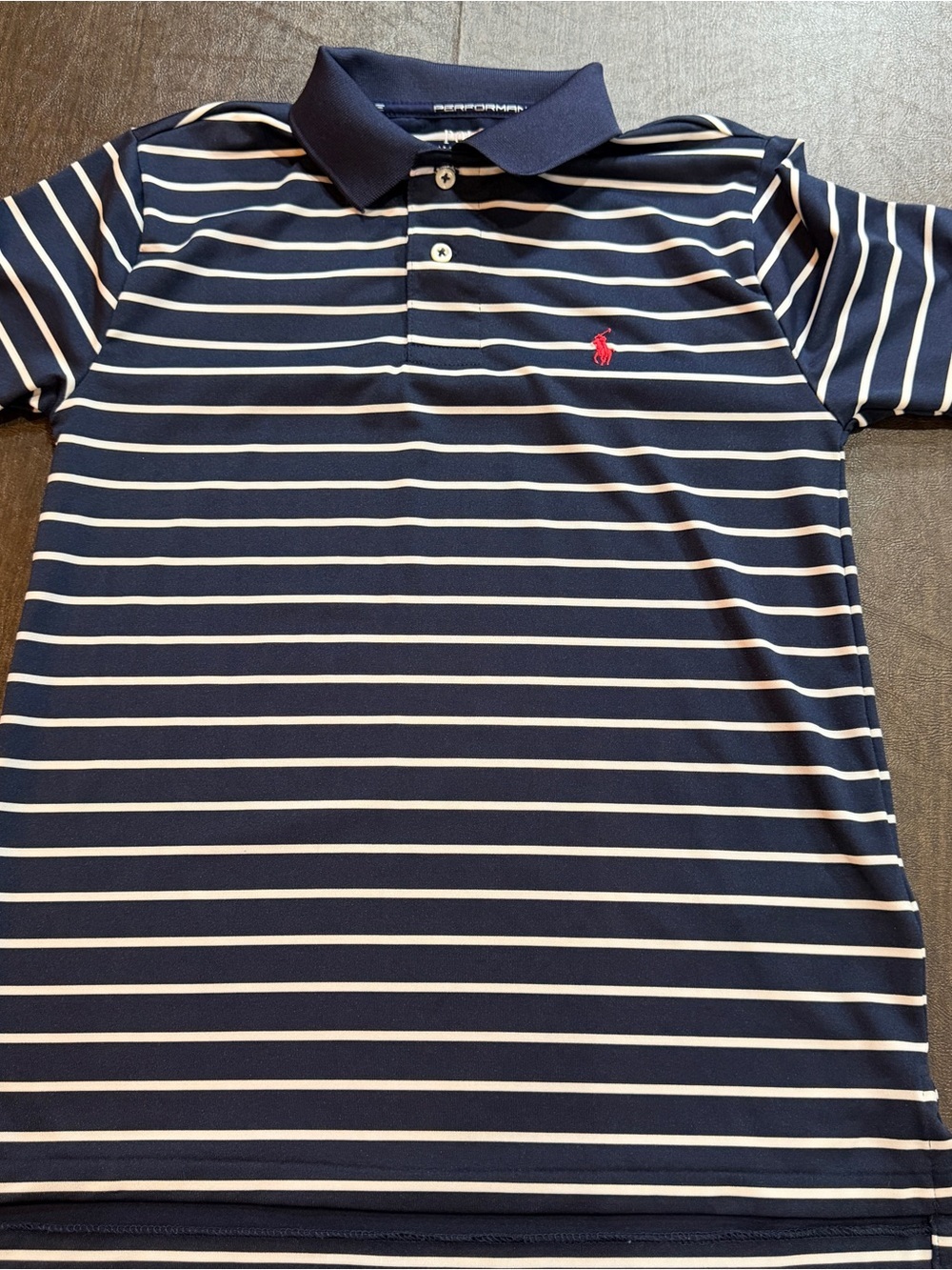 Polo Ralph Lauren Performance Striped Polo Shirt Boys 10-12